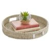 18" Round Seagrass Tray