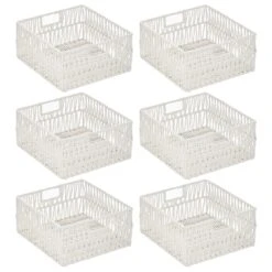 Cotton Rope Basket 13 X 12 X 6 13 Cotton Rope Basket 13 X 12 X 6 -Home storage 1600 Square JPG 21430MDK.MAIN 3