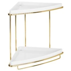 2-Tier Corner Bathroom Organizer -Home storage 1600 Square JPG 21454MDBST OLb