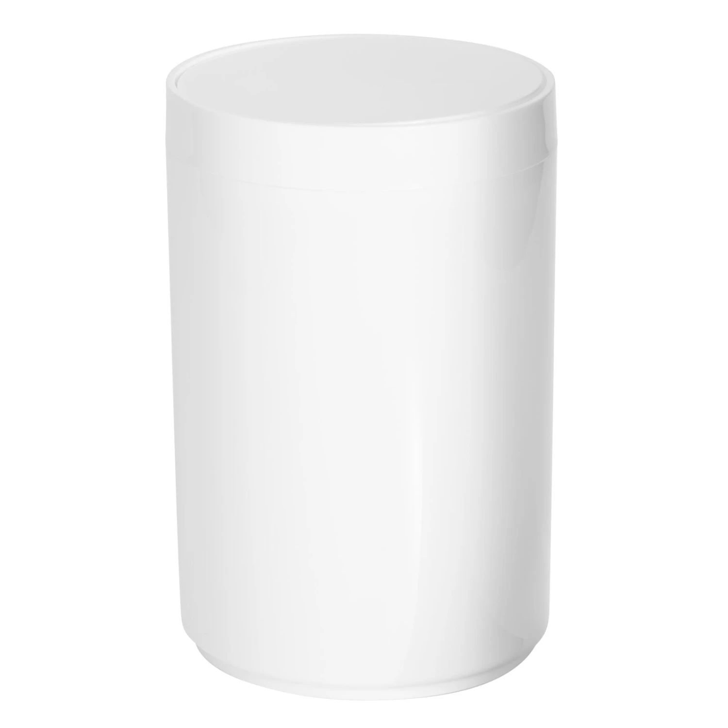 5-Liter Metal Trash Can With Swing Lid 1 5-Liter Metal Trash Can With Swing Lid