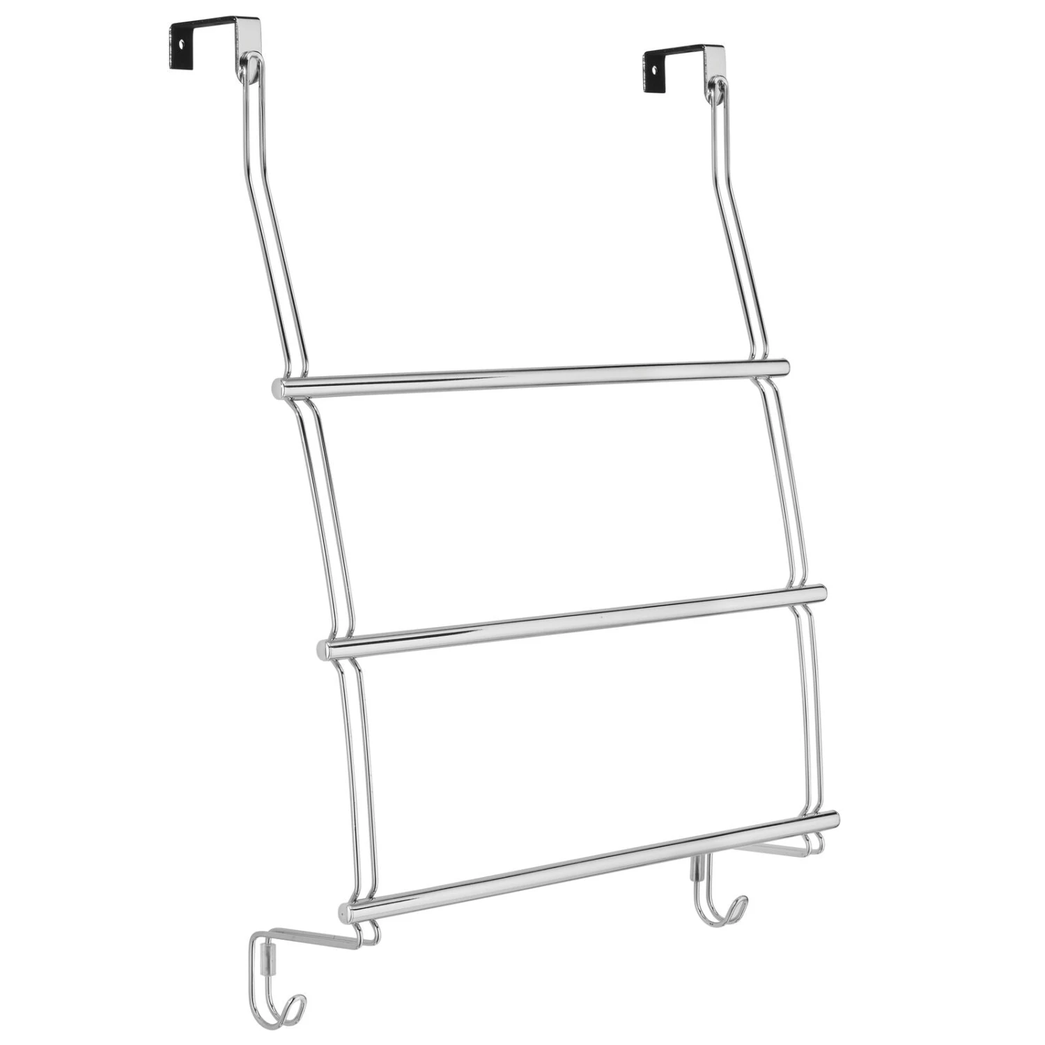 Over-the-Door Towel Rack With Hooks 1 Over-the-Door Towel Rack With Hooks