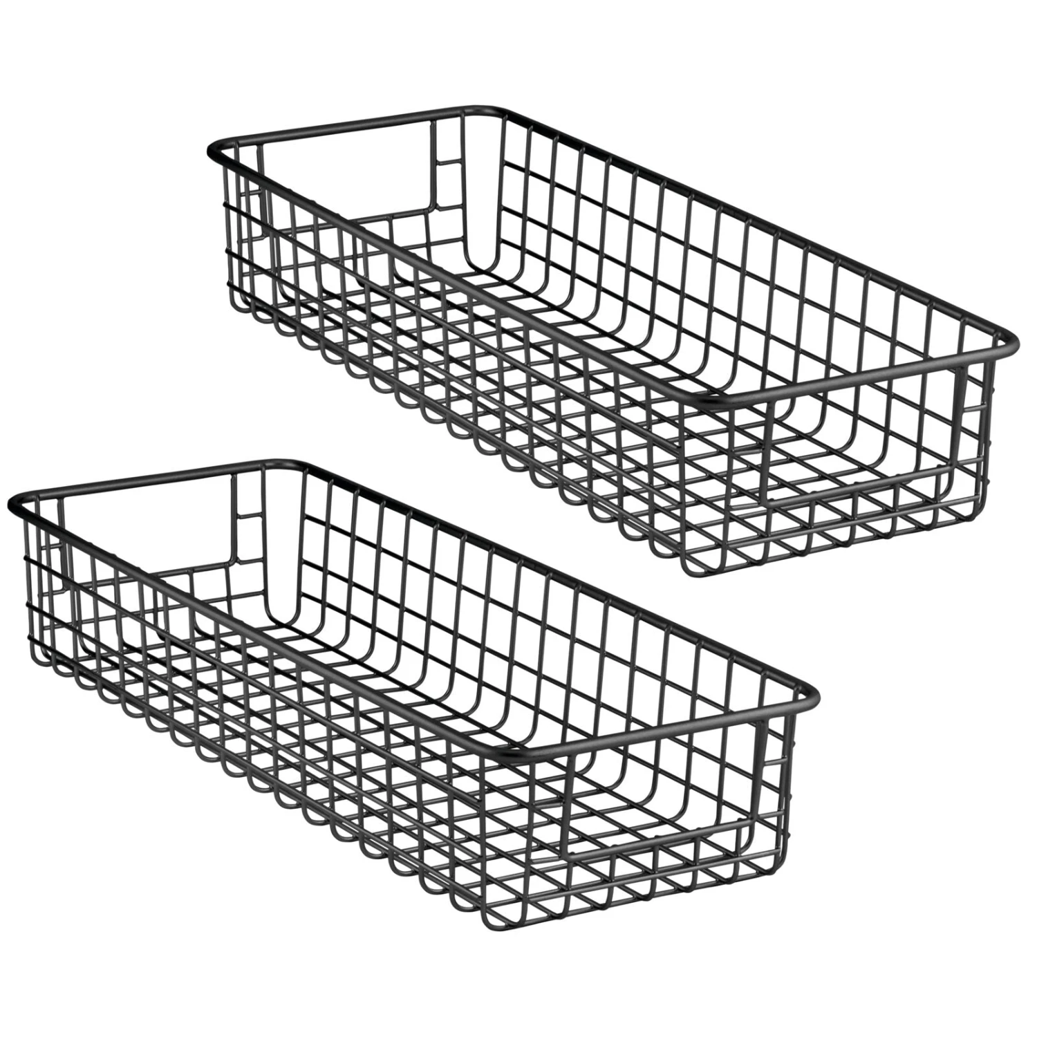 Wire Pantry Basket 16 X 6 X 3 2 Wire Pantry Basket 16 X 6 X 3 - Image 2