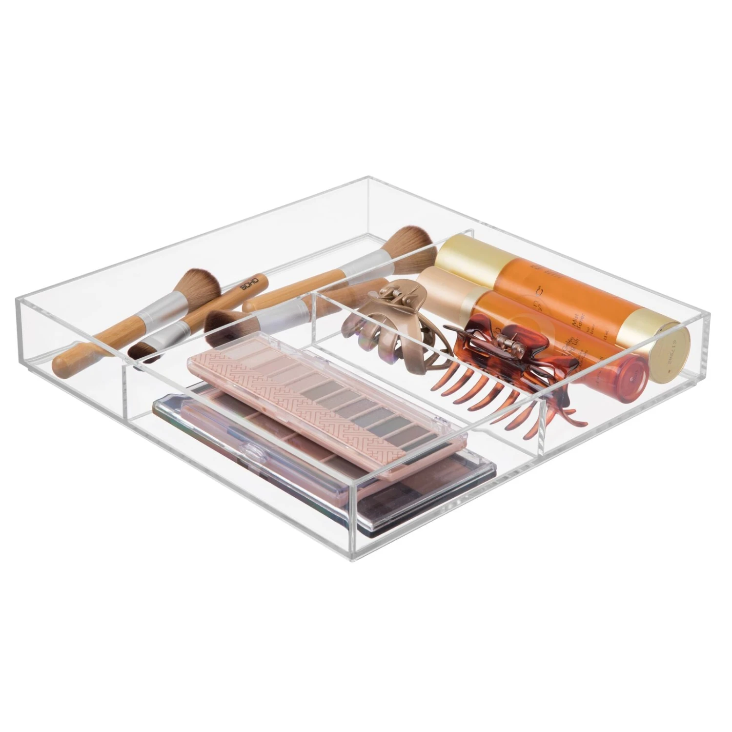 3-Section Makeup Drawer Organizer 1 3-Section Makeup Drawer Organizer