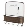 Mail And Key Wall Organizer With Dry Erase Board