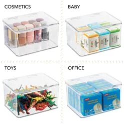 Hinged-Lid Kitchen Storage Box 6 X 7 X 4 10 Hinged-Lid Kitchen Storage Box 6 X 7 X 4 -Home storage 1600 Square JPG RFQ 32741 clear detail2