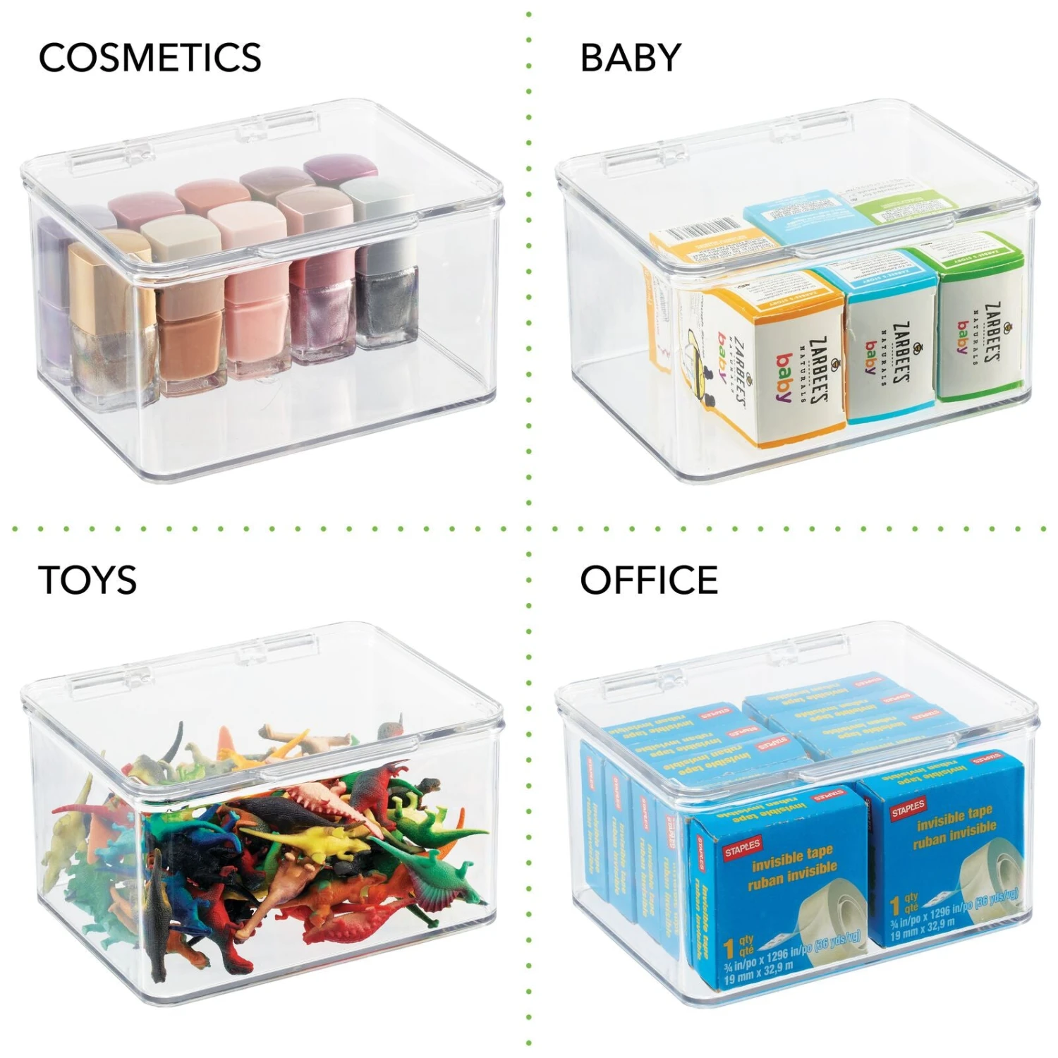 Hinged-Lid Kitchen Storage Box 6 X 7 X 4 4 Hinged-Lid Kitchen Storage Box 6 X 7 X 4 - Image 4