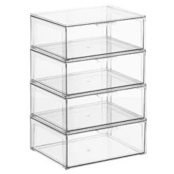 Stackable Closet Storage Drawer 12 X 16 X 6 -Home storage 1600 Square JPG RFQ 33732 4 stack naked