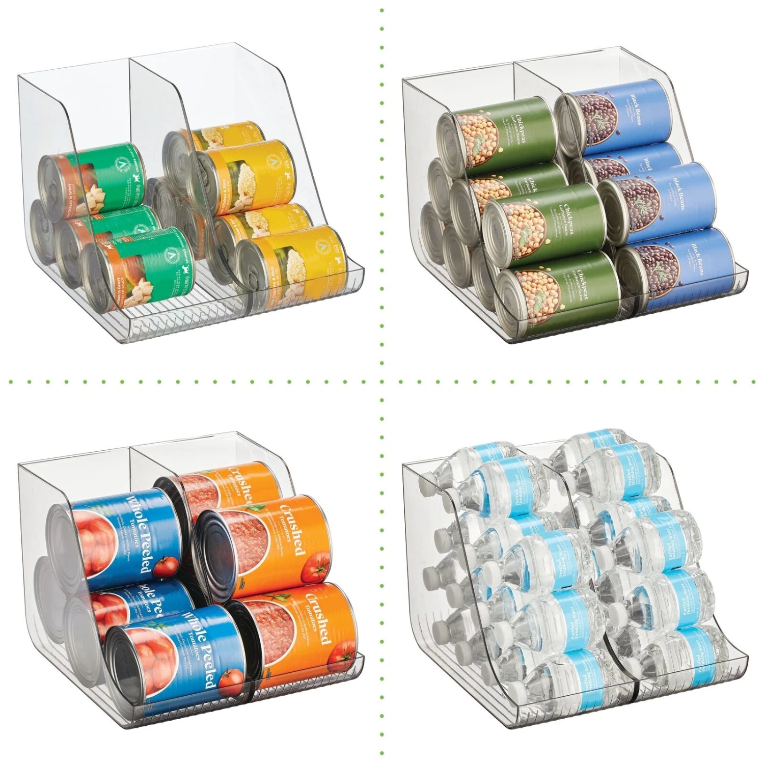 Divided Can Dispenser Bin 11 X 12 X 8.5 5 Divided Can Dispenser Bin 11 X 12 X 8.5 - Image 5