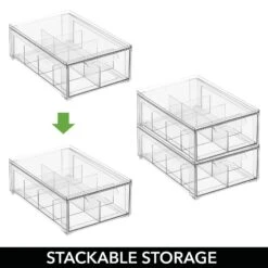 8-Section Kitchen Storage Drawer 13 X 8 X 4 -Home storage 1600 Square JPG RFQ 40161 clear detail3