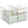 3-Piece Stackable Bath Storage Drawers