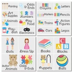 Front Dip Bin With Labels 12 X 10 X 6 -Home storage 1600 Square JPG TOY LABELS 60c55e61 be78 49f6 89c2 12b31df9f5aa