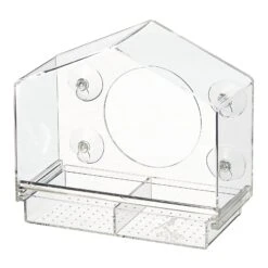 Acrylic Birdhouse + Feeder