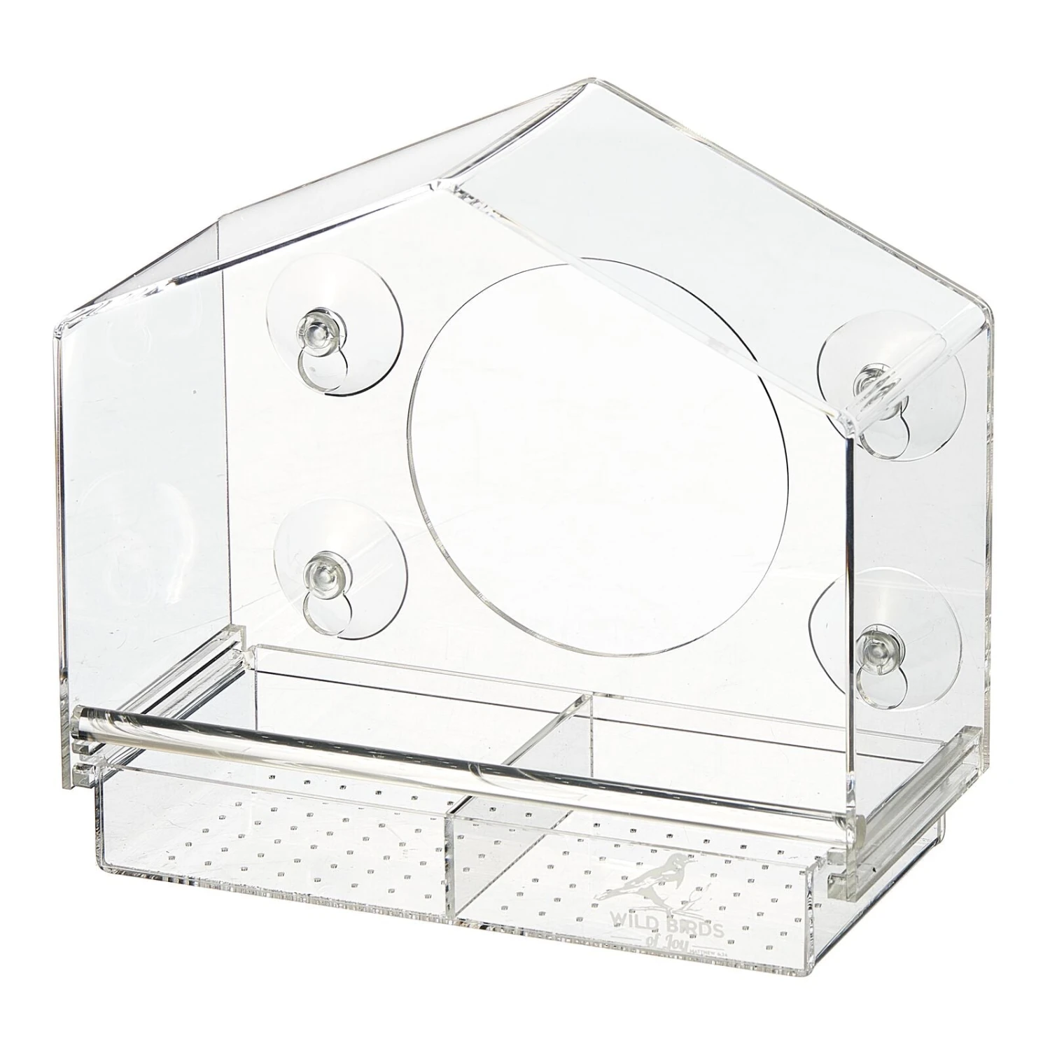 Acrylic Birdhouse + Feeder 1 Acrylic Birdhouse + Feeder