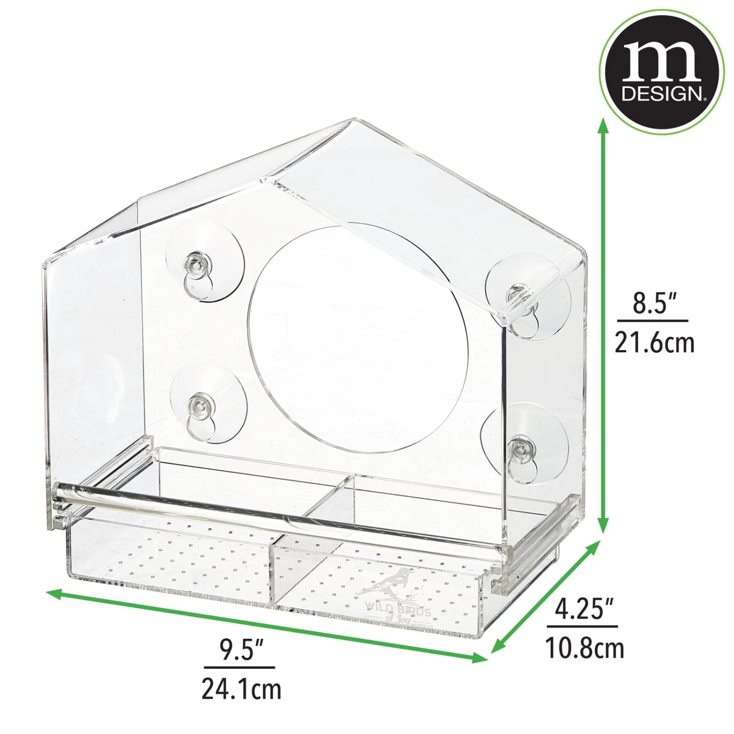 Acrylic Birdhouse + Feeder 3 Acrylic Birdhouse + Feeder - Image 3