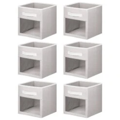 Fabric Storage Cubes With Window 10.5 X 10.5 X 11 -Home storage 2000 300DPI 13062MDB.MAIN 3