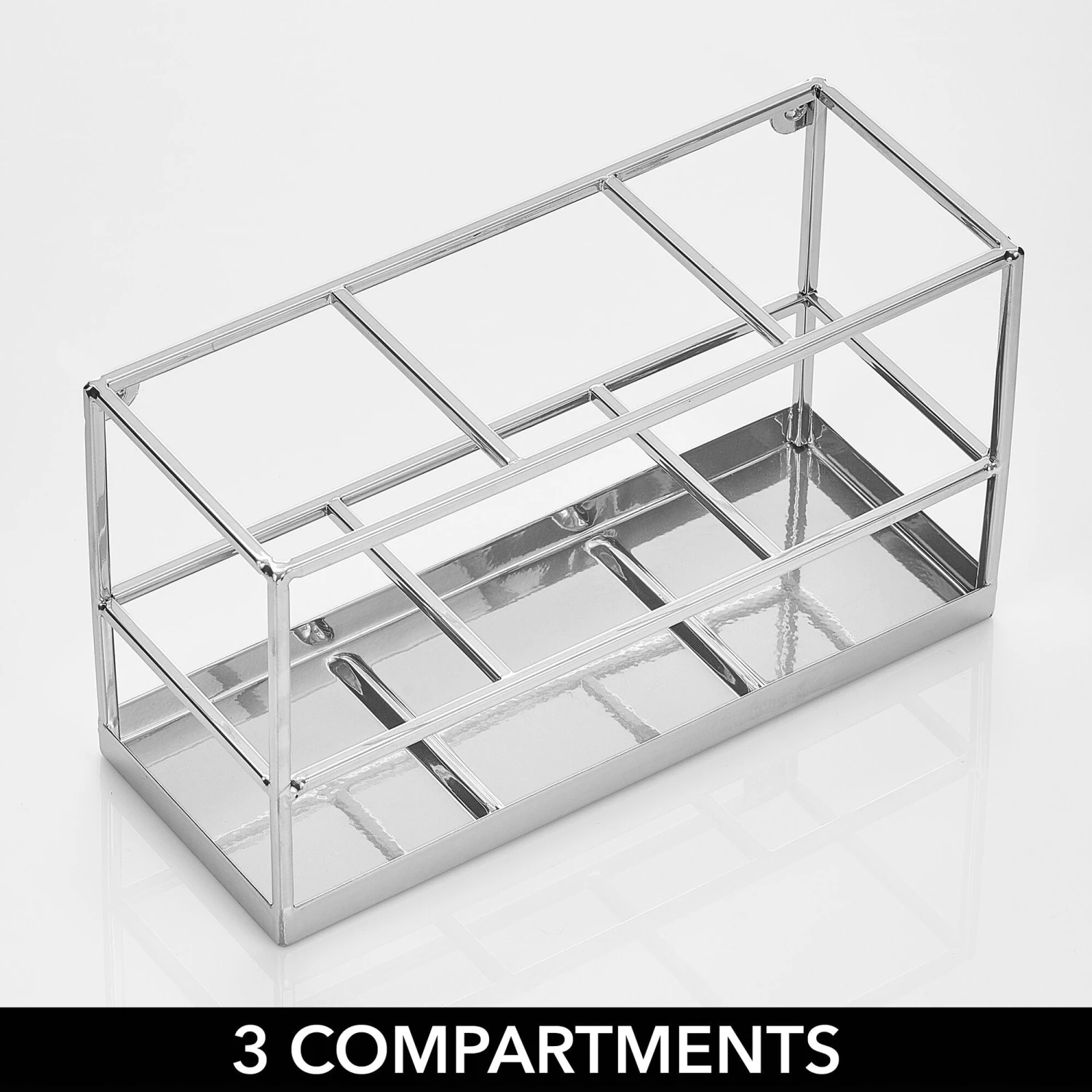 3-Section Wall Mount Hair Tool Organizer 5 3-Section Wall Mount Hair Tool Organizer - Image 5