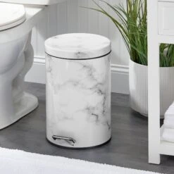 12-Liter Bathroom Step Trash Can 12 12-Liter Bathroom Step Trash Can -Home storage 2000 300DPI 21869MDBSTGlam