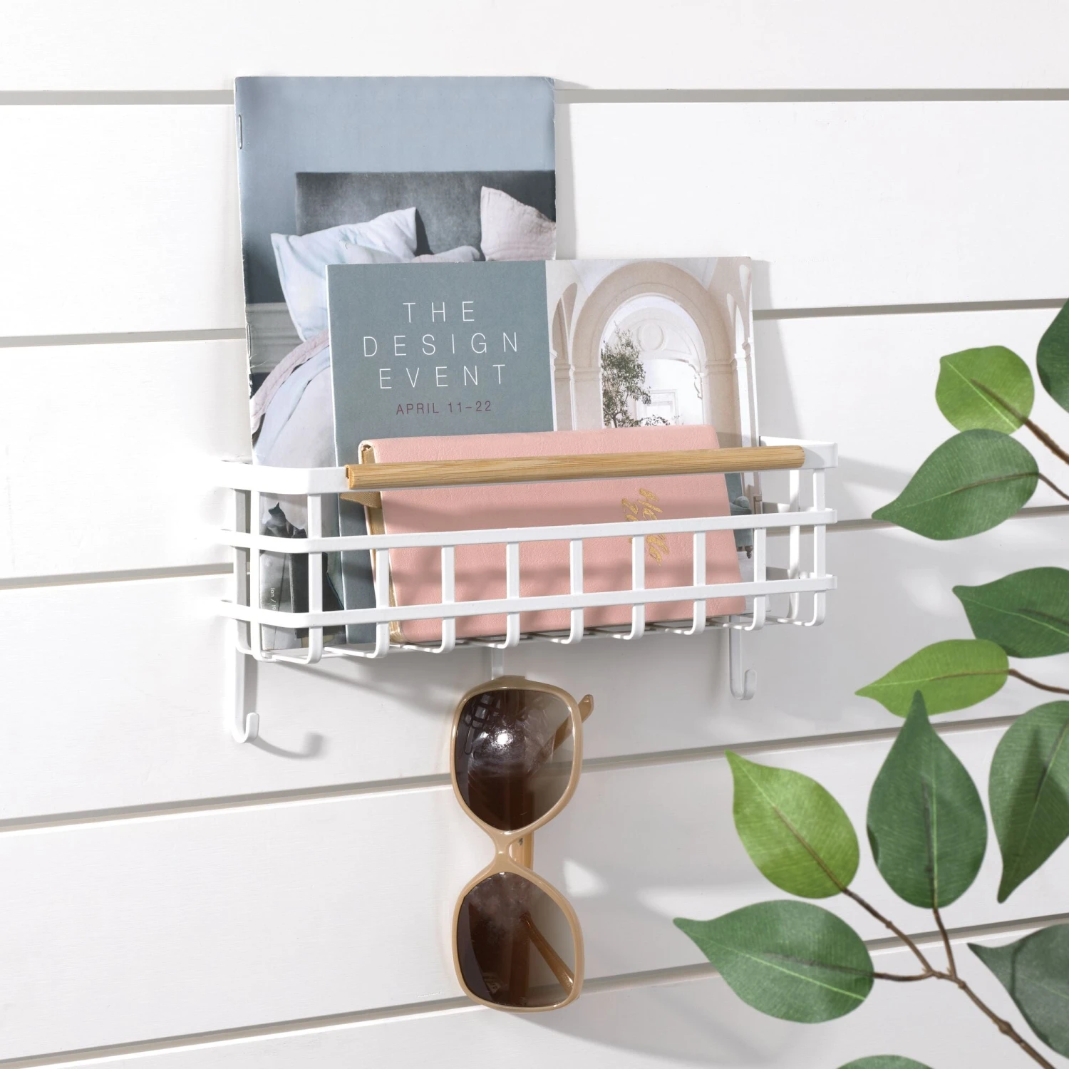 Mail And Key Wall Organizer With Bamboo Handle 7 Mail And Key Wall Organizer With Bamboo Handle - Image 7