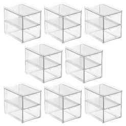 2-Drawer Stackable Kitchen Organizer 8.5 X 6 X 8 -Home storage 2000 300DPI 22327MDK.MAIN 3