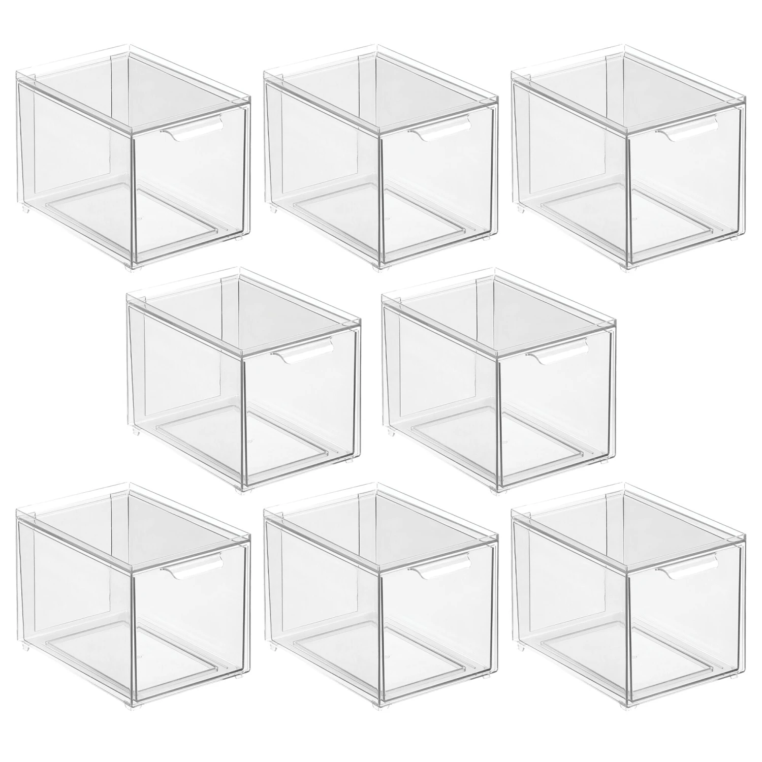 Stackable Kitchen Storage Drawer 8.5 X 6 X 6 4 Stackable Kitchen Storage Drawer 8.5 X 6 X 6 - Image 4