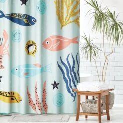Under The Sea Shower Curtain -Home storage 2000 300DPI 22352MDSC 3