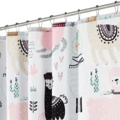 Leaping Llamas Shower Curtain