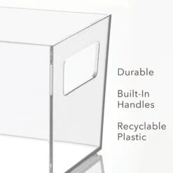 Bin With Handles 16 X 5 X 5 -Home storage 2000 300DPI 22787MD detail