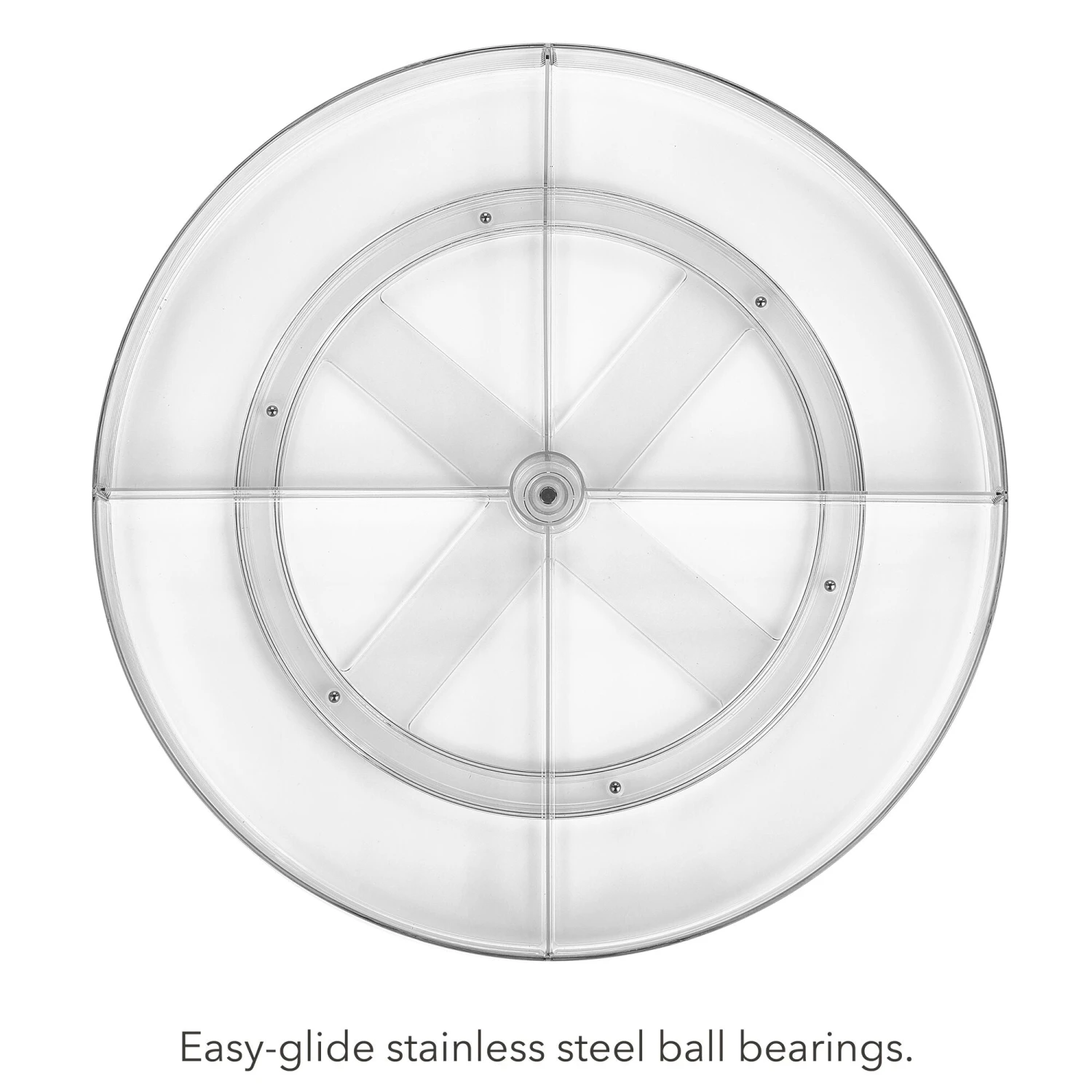 18" Divided Lazy Susan 4 18" Divided Lazy Susan - Image 4