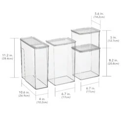 Airtight Food Container Set -Home storage 2000 300DPI 22845MD dims
