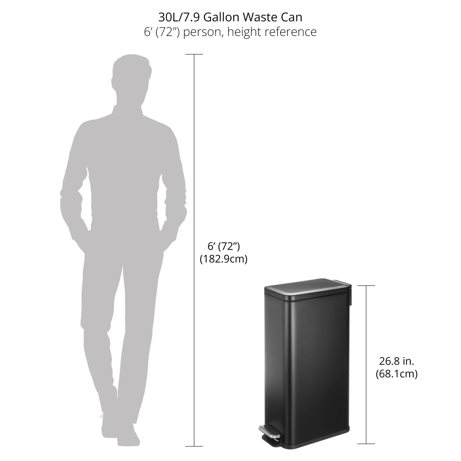 30-Liter Step Trash Can 6 30-Liter Step Trash Can - Image 6