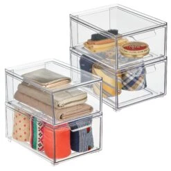 Stackable Closet Storage Drawer 8.5 X 6 X 4
