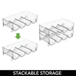 Stackable Bottle Organizer 9 Stackable Bottle Organizer -Home storage 2000 300DPI RFQ43607clear detail5