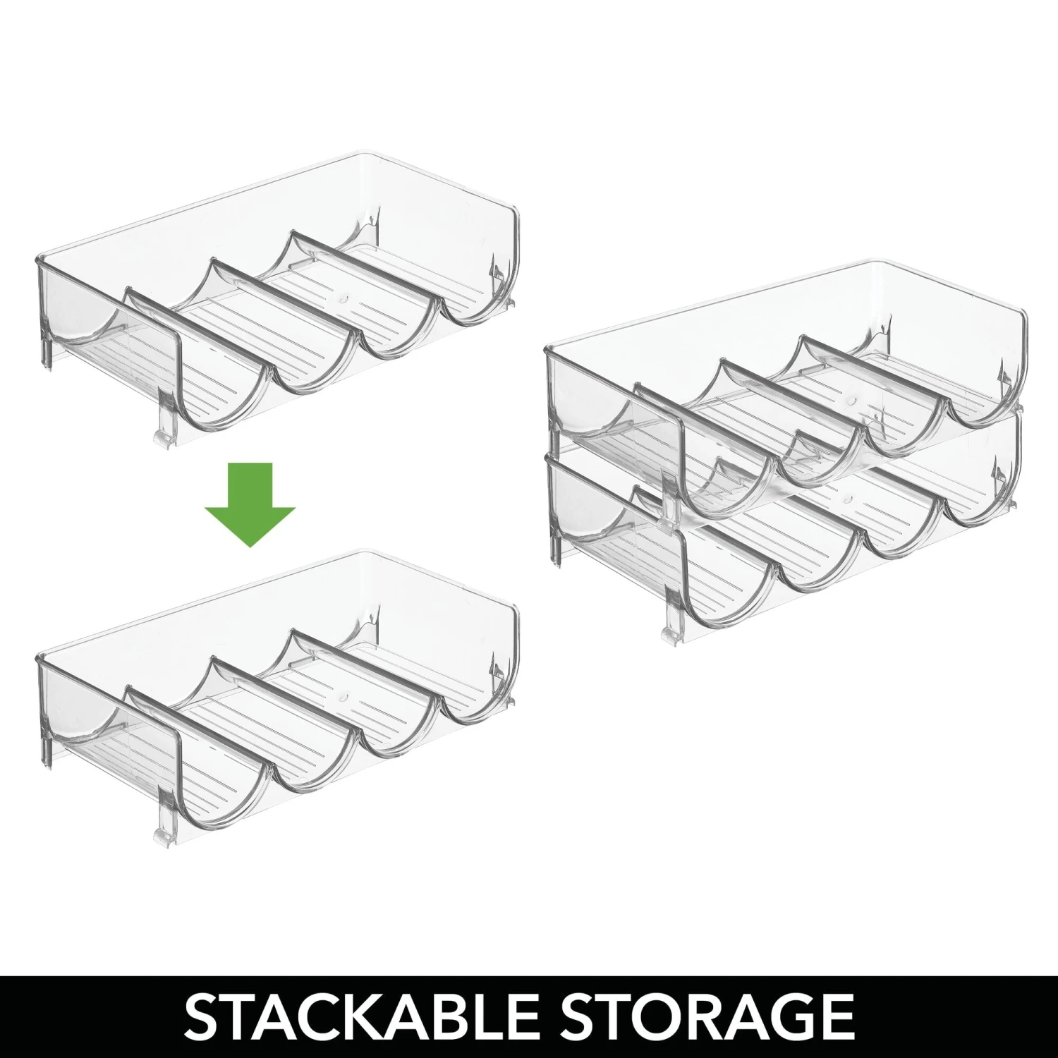 Stackable Bottle Organizer 4 Stackable Bottle Organizer - Image 4