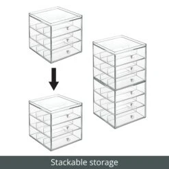 3-Drawer Makeup Organizer -Home storage 2000 300DPI RFQ 2010151 20clear detail2