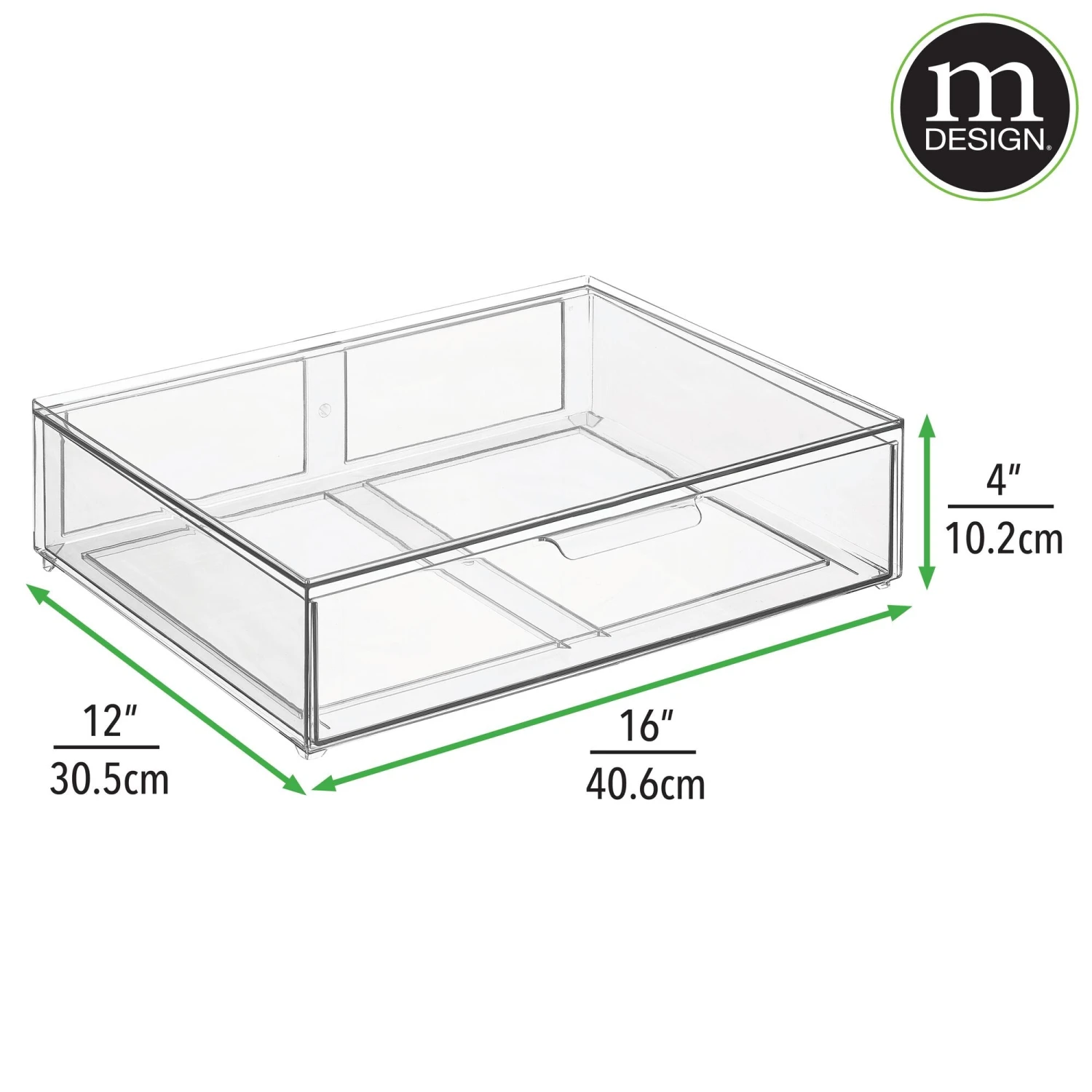 Stackable Kitchen Storage Drawer 12 X 16 X 4 5 Stackable Kitchen Storage Drawer 12 X 16 X 4 - Image 5
