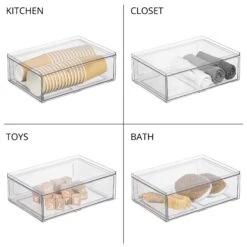 Stackable Kitchen Storage Drawer 9 X 12 X 4 11 Stackable Kitchen Storage Drawer 9 X 12 X 4 -Home storage 2000 300DPI RFQ 2043473 20clear detail2