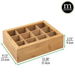 12-Section Tea Storage Box -Home storage 2000 Square JPG 00427MDK.DIMS