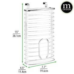 Over-the-Cabinet Grocery Bag Holder 19 Over-the-Cabinet Grocery Bag Holder -Home storage 2000 Square JPG 00527MDK