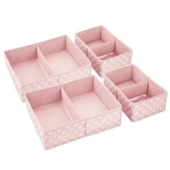 Divided Fabric Drawer Organizers