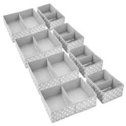 Divided Fabric Drawer Organizers 33 Divided Fabric Drawer Organizers -Home storage 2000 Square JPG 00600MDCO Outline 1