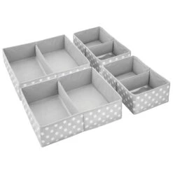 Divided Fabric Drawer Organizers 29 Divided Fabric Drawer Organizers -Home storage 2000 Square JPG 00600MDCO Outline 2