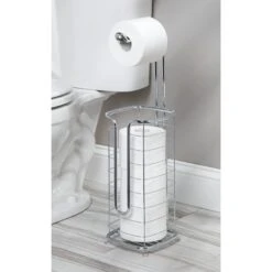 Toiler Paper Holder Stand With 3-Roll Reserve -Home storage 2000 Square JPG 00902MDBST.PT01