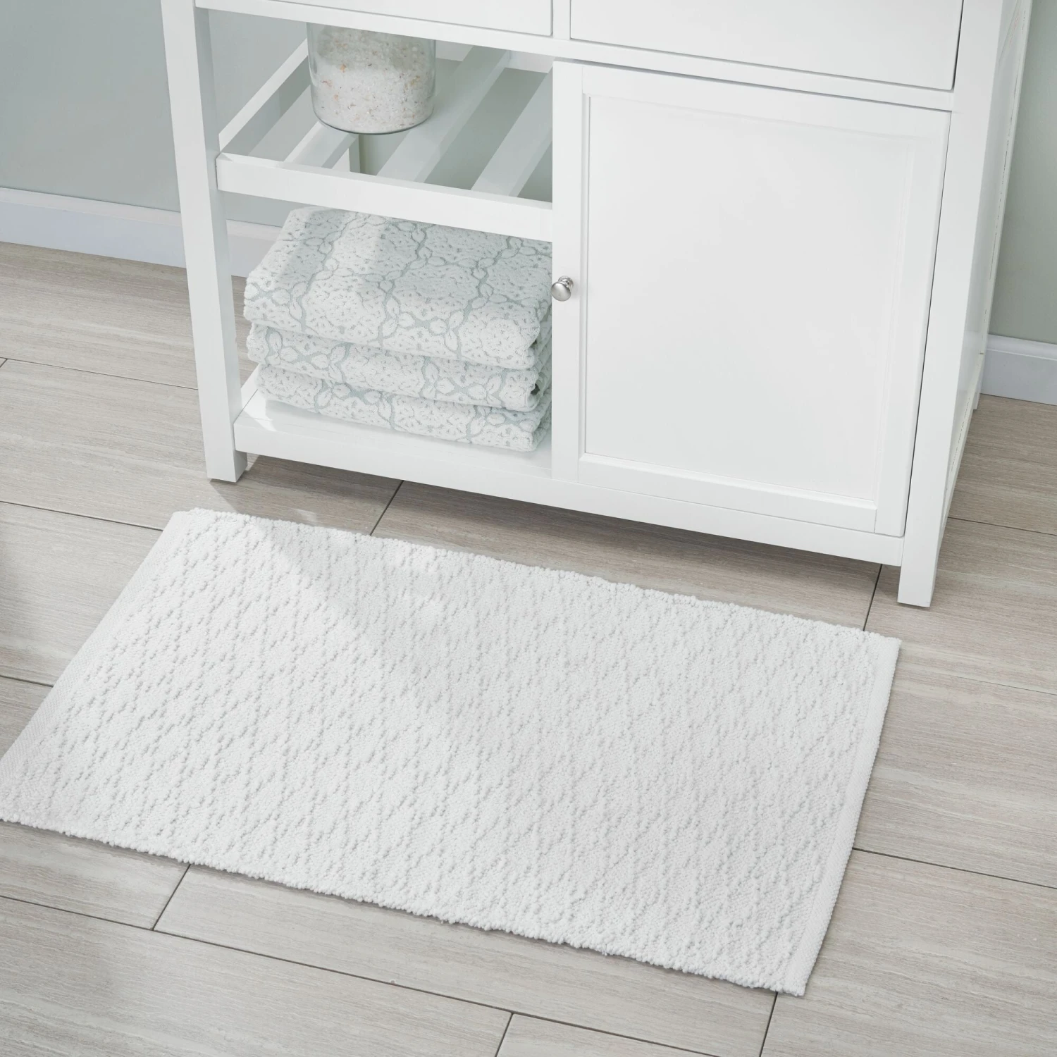 Cotton Diamond Rug Set 2 Cotton Diamond Rug Set - Image 2