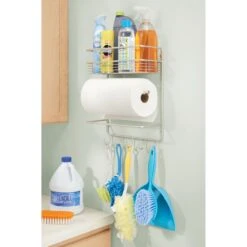Kitchen Organizer Rack With Paper Towel Holder -Home storage 2000 Square JPG 01421MDK 20 20Environment