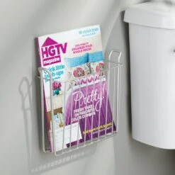 Wall Mount Wire Magazine Rack -Home storage 2000 Square JPG 01693MDBST.PT01