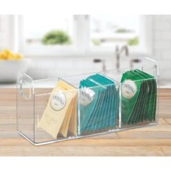 Tea Bag + Condiment Caddy 7 Tea Bag + Condiment Caddy -Home storage 2000 Square JPG 01718MDK 2EPT01