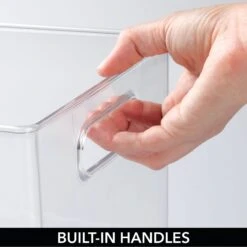 Stackable Closet Bin With Handles 15 X 8 X 6 -Home storage 2000 Square JPG 01729MDK 2EPT06