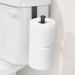 2-Roll Over-the-Tank Toilet Paper Holder 15 2-Roll Over-the-Tank Toilet Paper Holder -Home storage 2000 Square JPG 02311MDBST.PT01