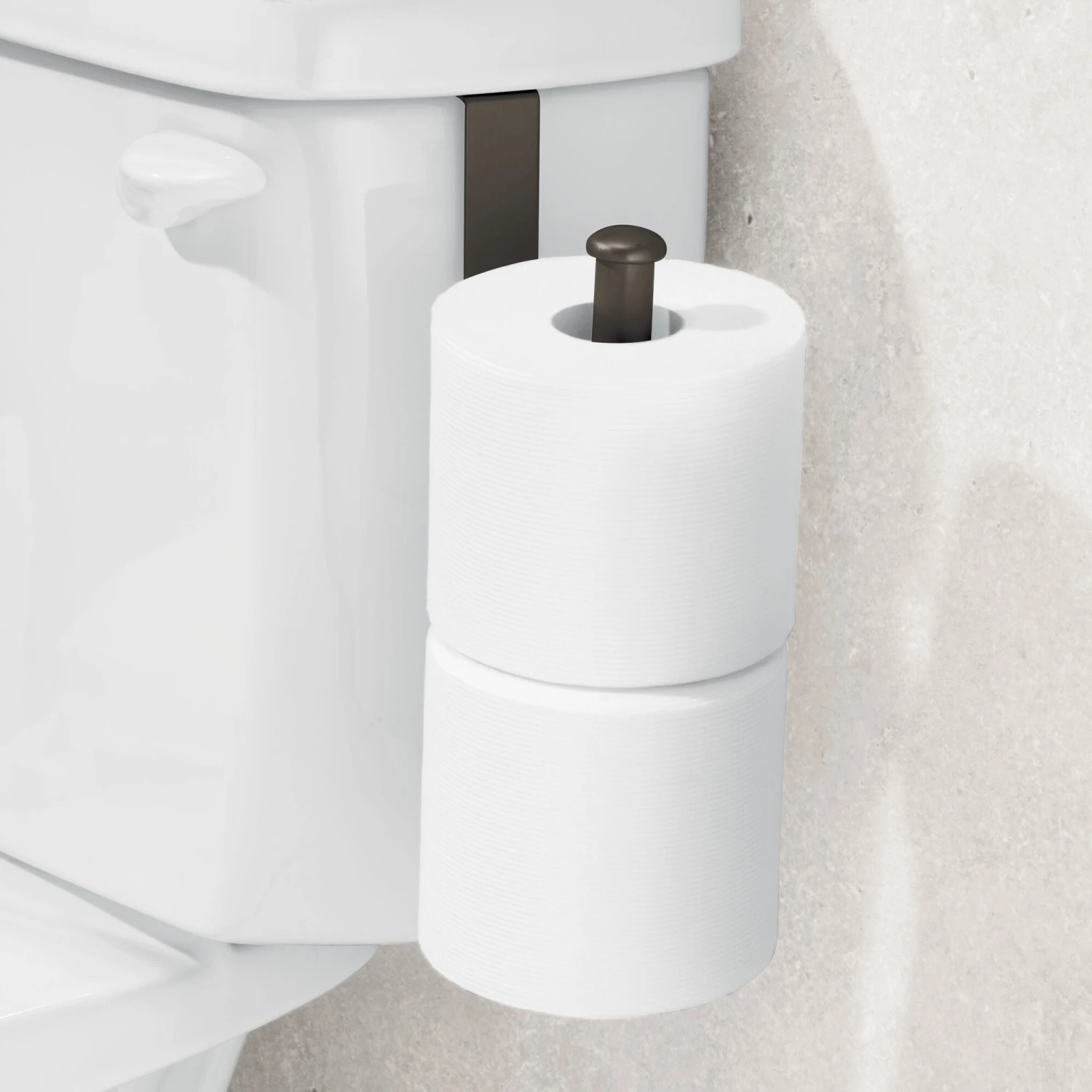 2-Roll Over-the-Tank Toilet Paper Holder 5 2-Roll Over-the-Tank Toilet Paper Holder - Image 5