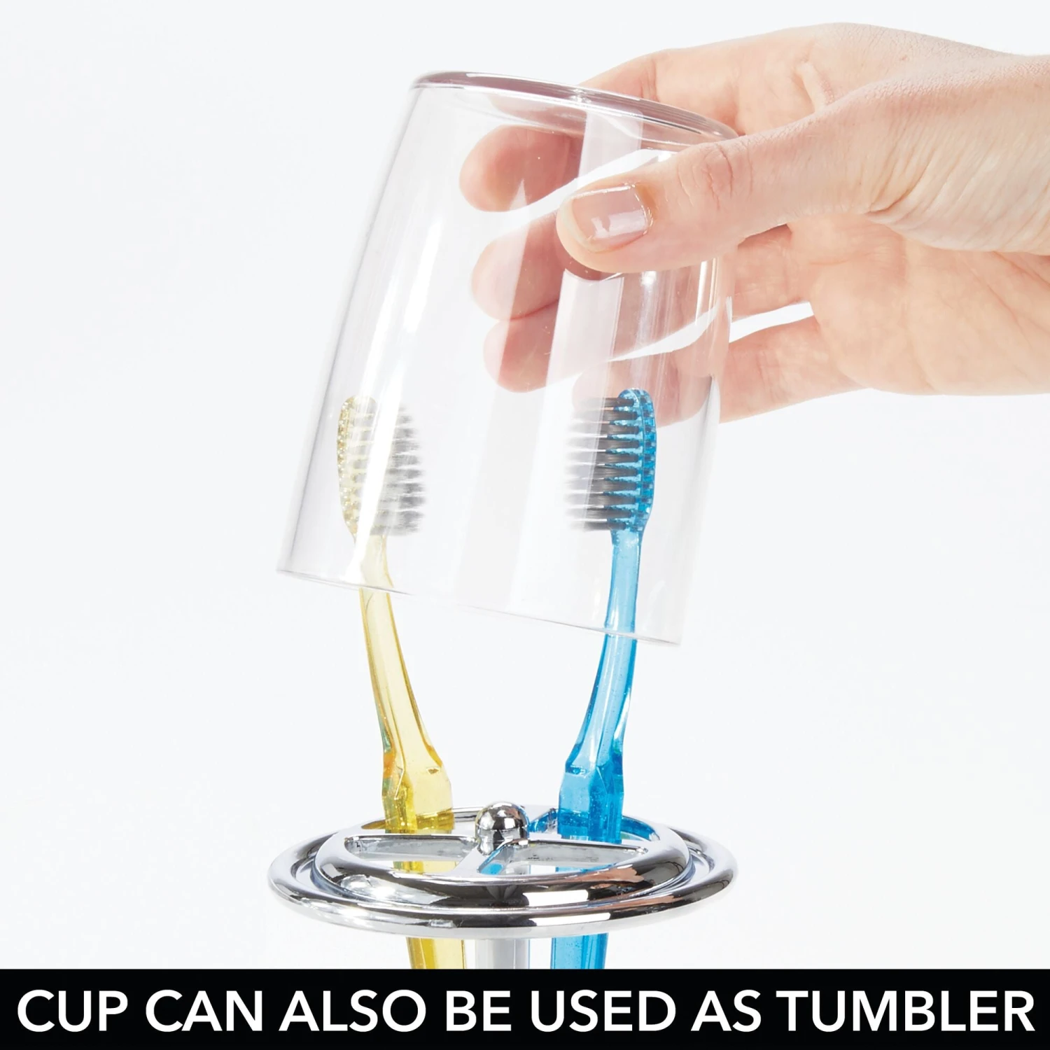 Acrylic Toothbrush Holder With Rinsing Cup 10 Acrylic Toothbrush Holder With Rinsing Cup - Image 10